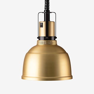 Heat Lamp Focus RO Retractable Cord Brass